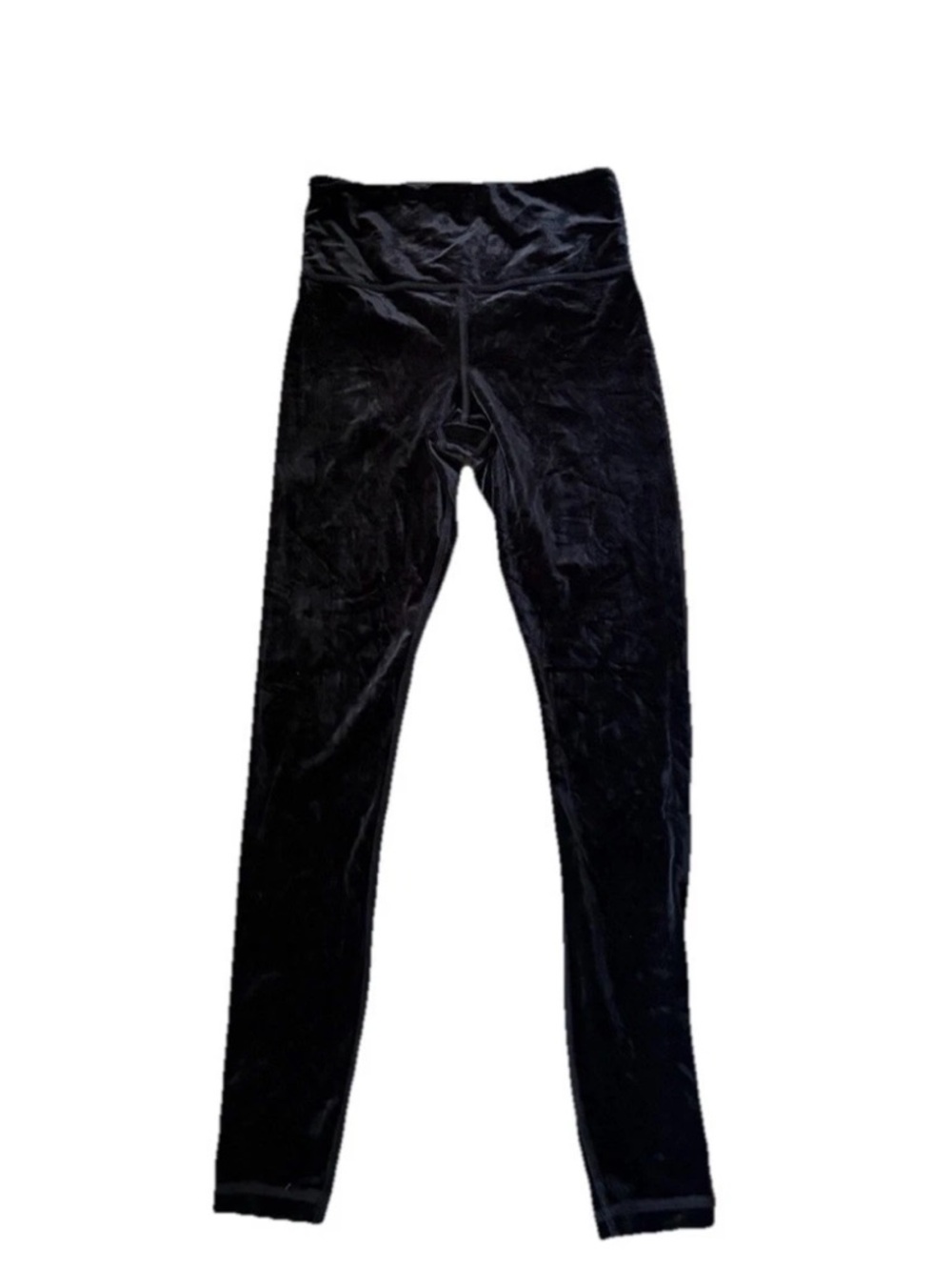 Athleta Black Velvet Leggings